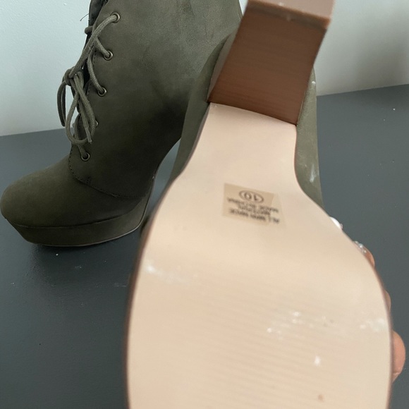 Combat green boots - Picture 3 of 3